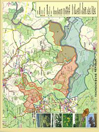 Flyer Bergwiesen im Osterzgebirge Karte
